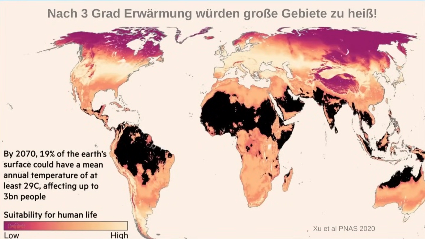 Was bedeuten 3 Grad mehr?