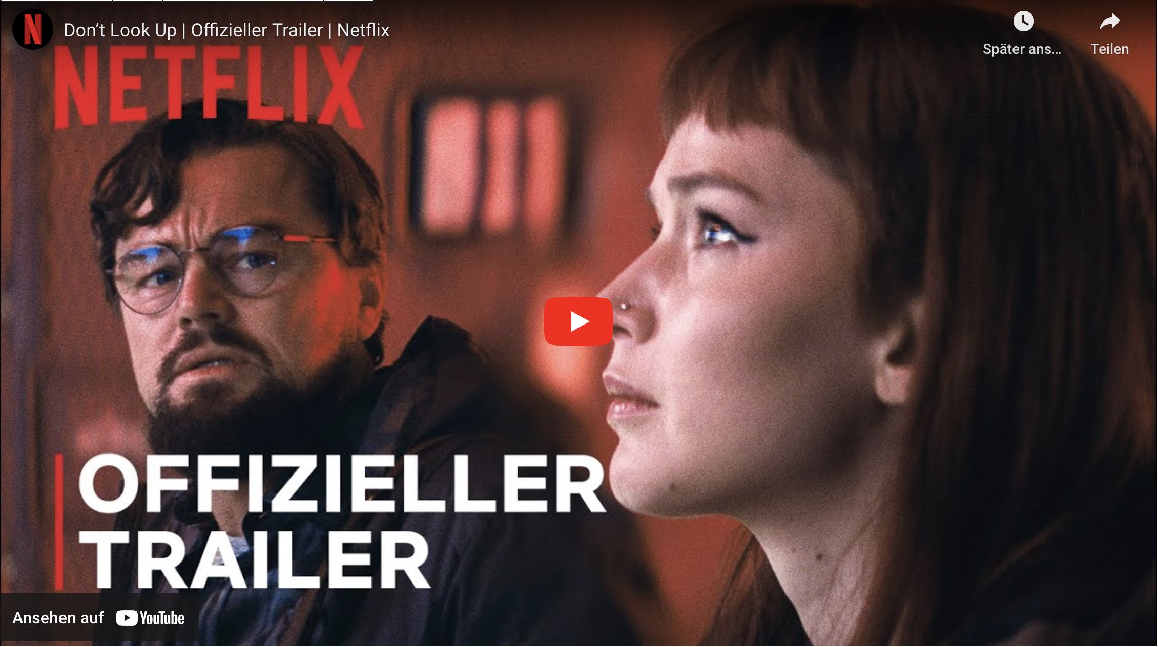 🎥 🌍 Unser Film-Tipp für die Weihnachtszeit: Don't Look Up; ☄️