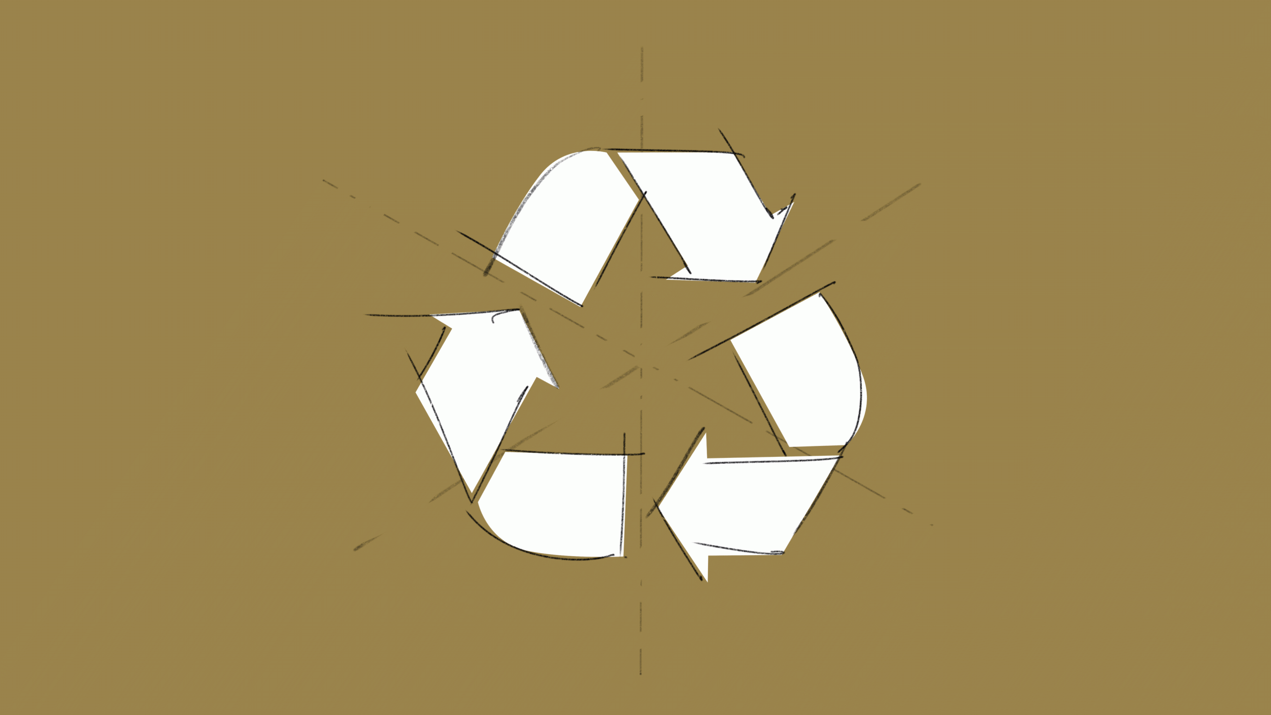 Das Recyclingsymbol gehört in die Tonne. Es gibt bessere Alternativen